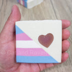 This Is Me (transgender pride flag) soap