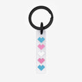 Trans Hearts Keychain