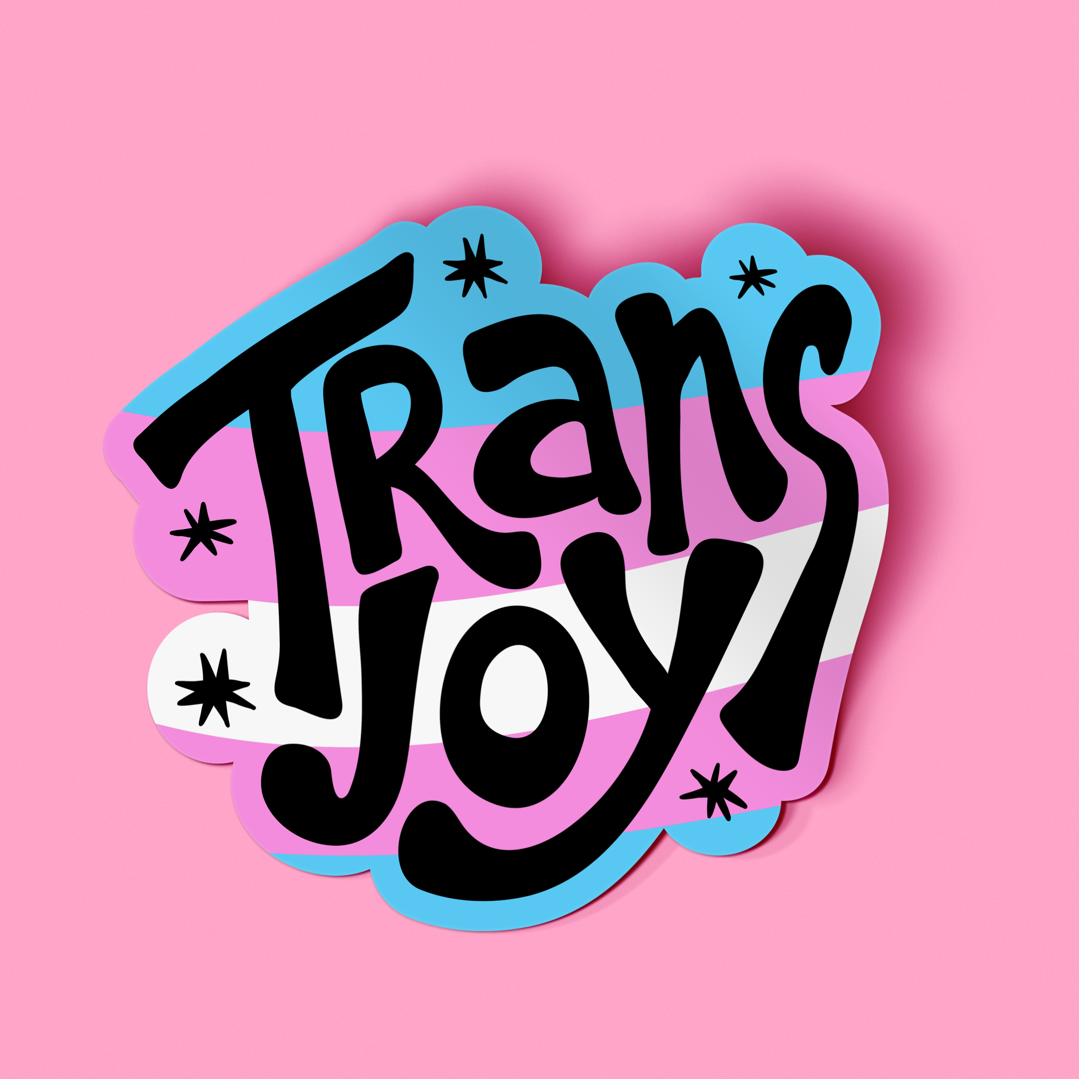 Trans Joy Sticker