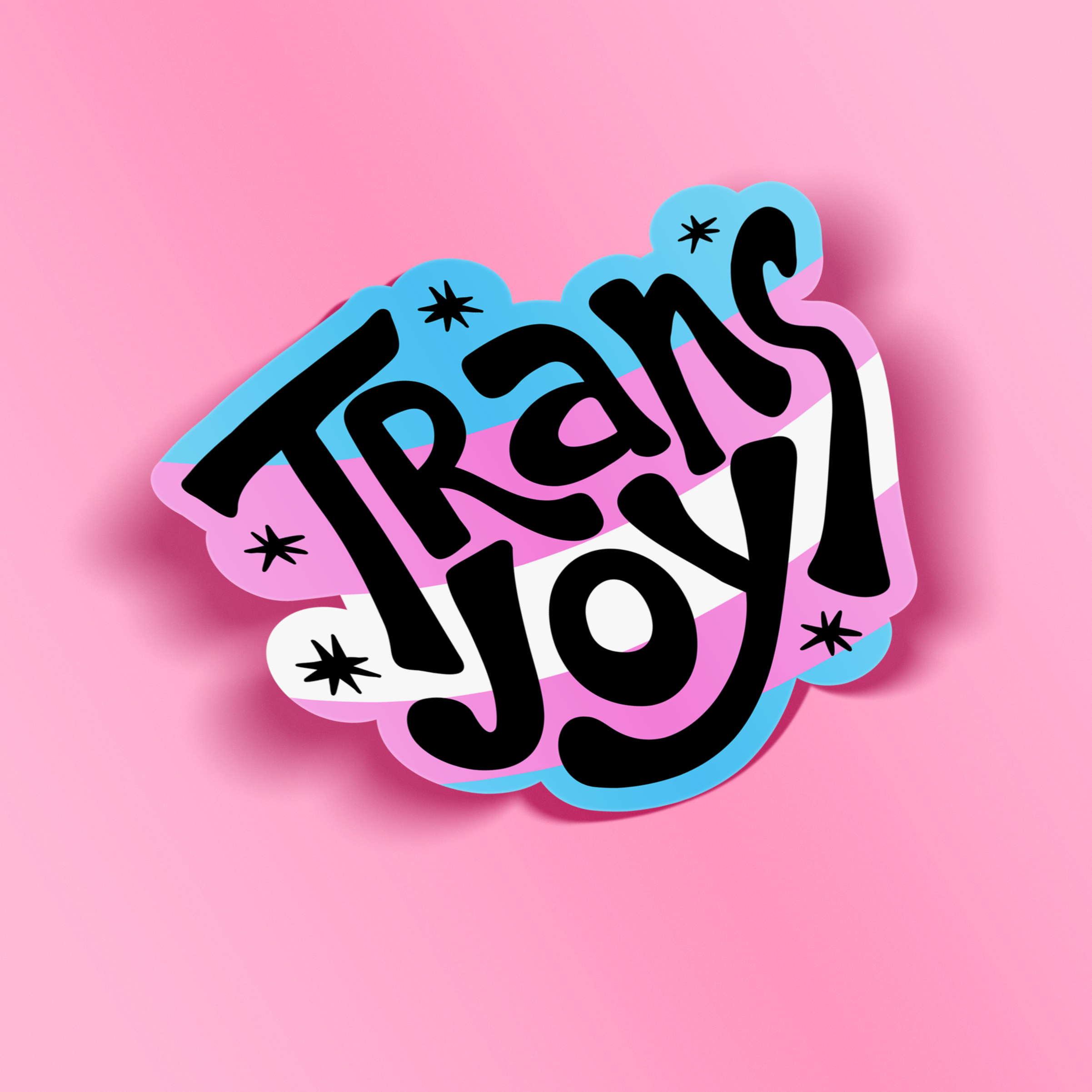 Trans Joy Sticker