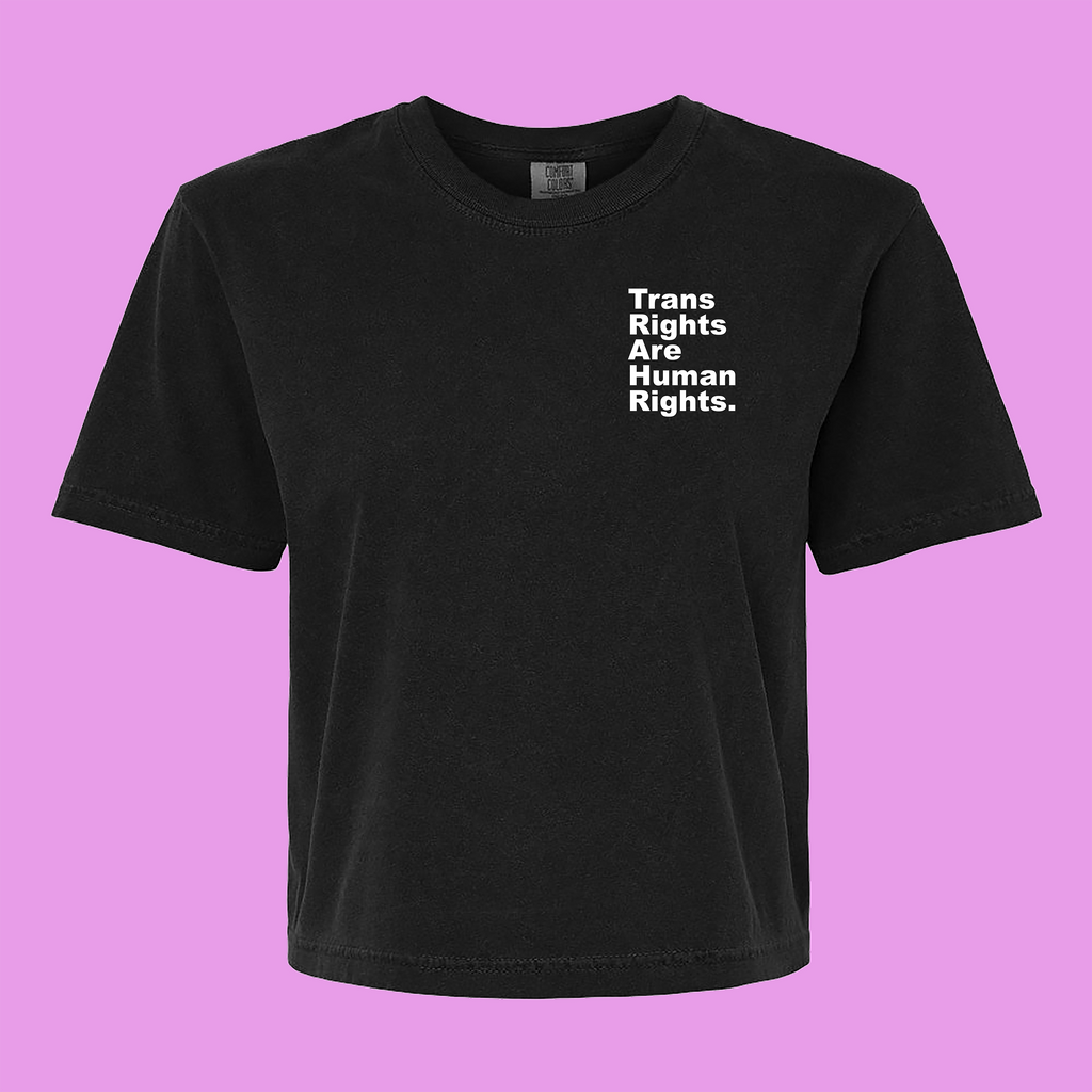 Trans Rights Are Human Rights. Period. Tee (Comfort Colors)
