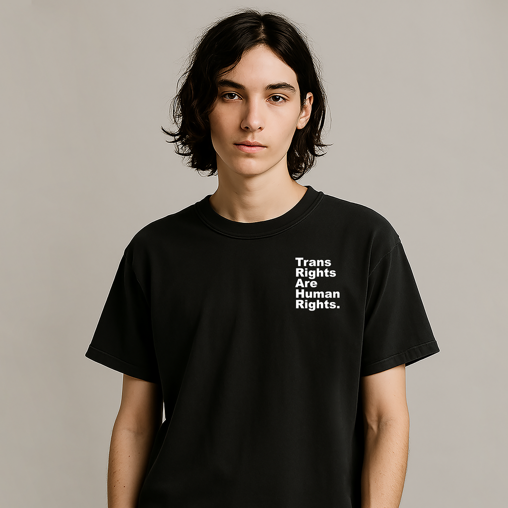 Trans Rights Are Human Rights. Period. Tee (Comfort Colors)