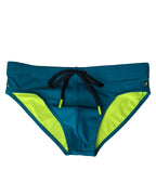 Modern Classic Swim Brief- AQUA BLUE