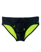Modern Classic Swim Brief- JET BLACK