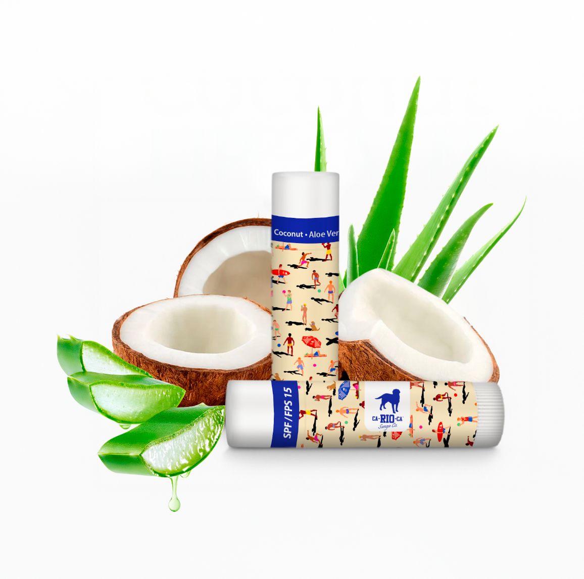 COCONUT & ALOE VERA  BALM / SPF 15 - Lip Balm NEW