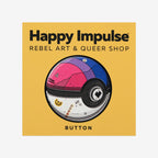 Bisexual Pokeball Button