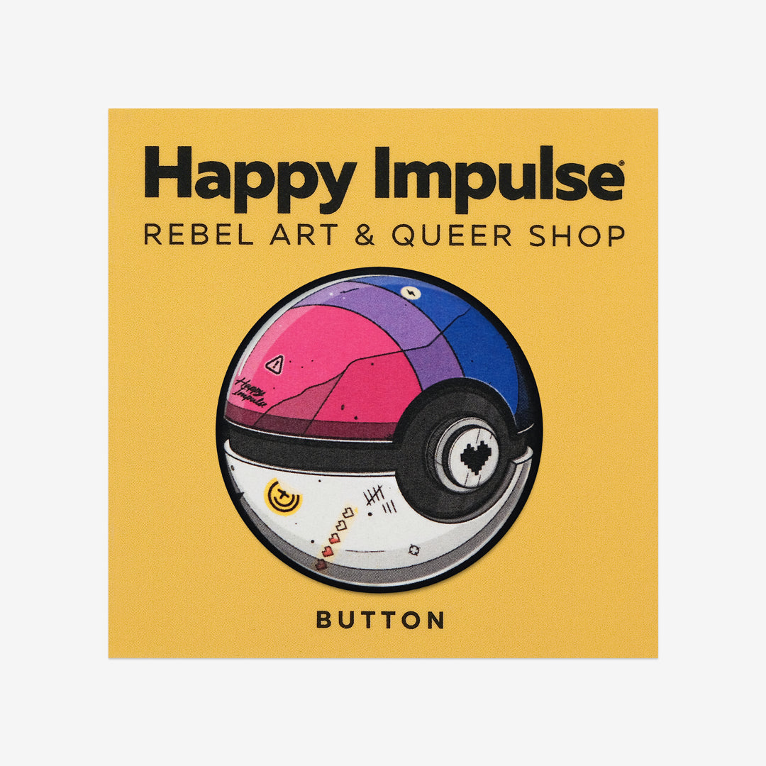 Bisexual Pokeball Button