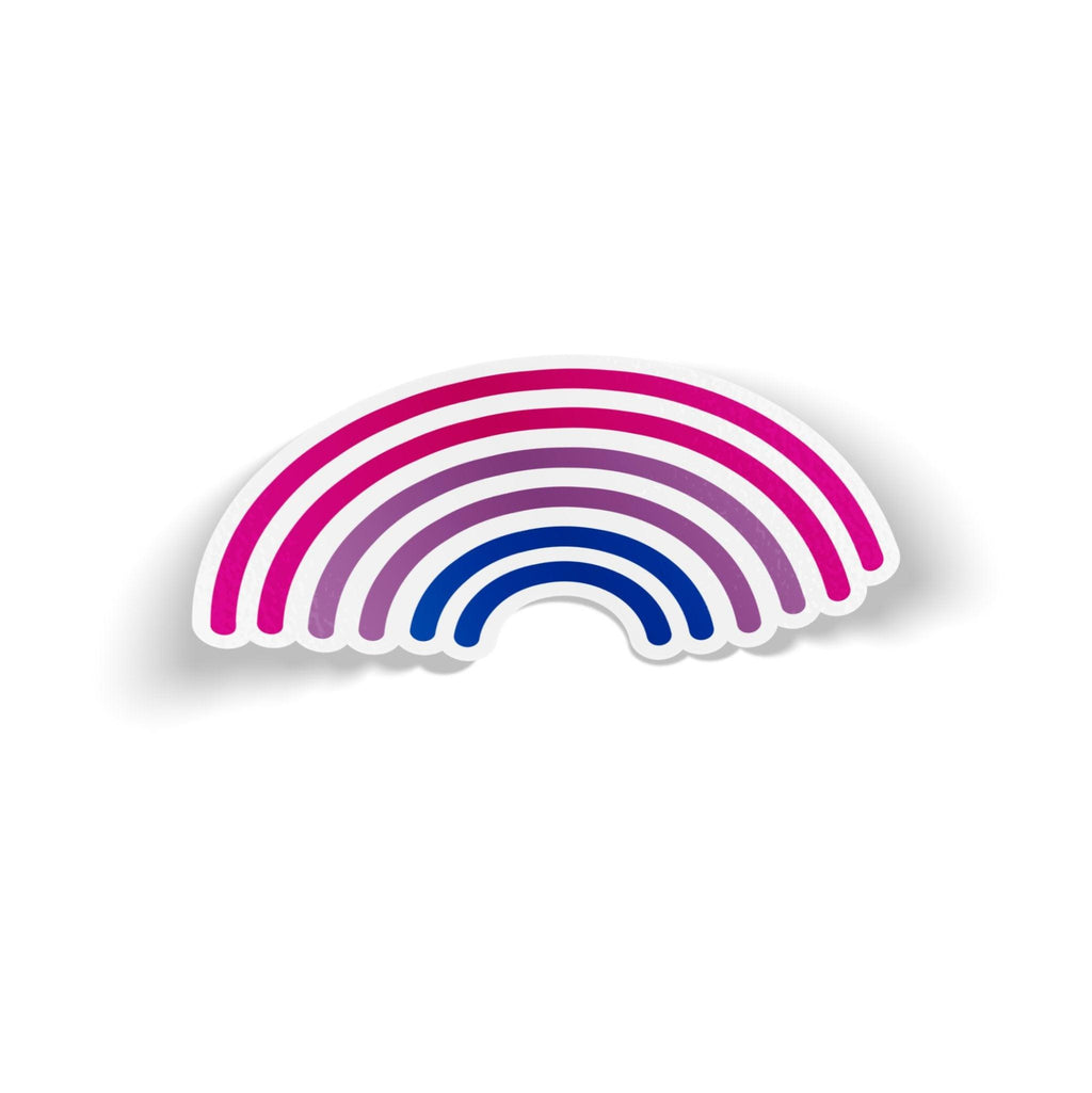 Bisexual Rainbow Pride Sticker