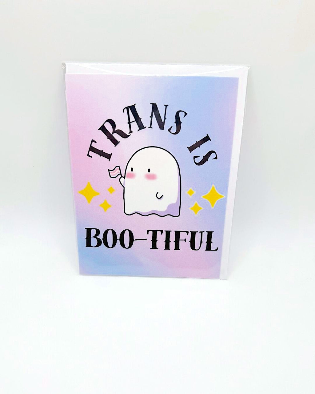 Trans Boo Trans is Boo-tiful Card – LGBTQ Outpost
