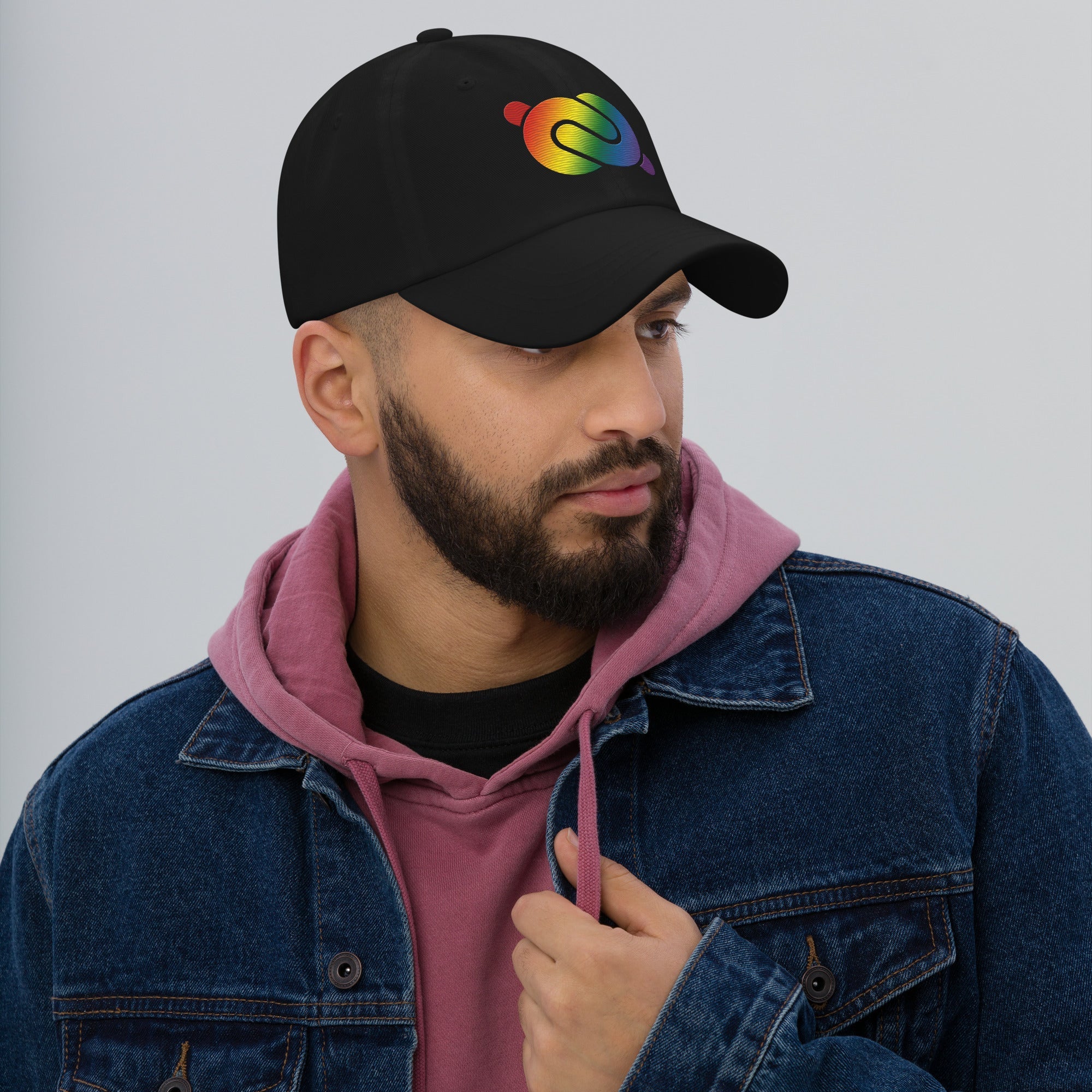 Pride Gradient Embroidered Baseball Hat