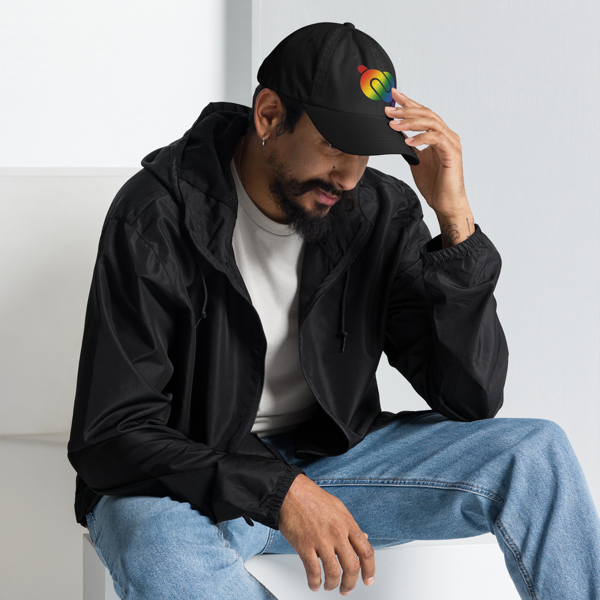 Pride Gradient Embroidered Baseball Hat