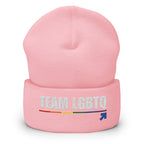 Team LGBTQ embroidered beanie
