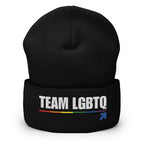 Team LGBTQ embroidered beanie