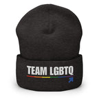 Team LGBTQ embroidered beanie