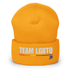 Team LGBTQ embroidered beanie