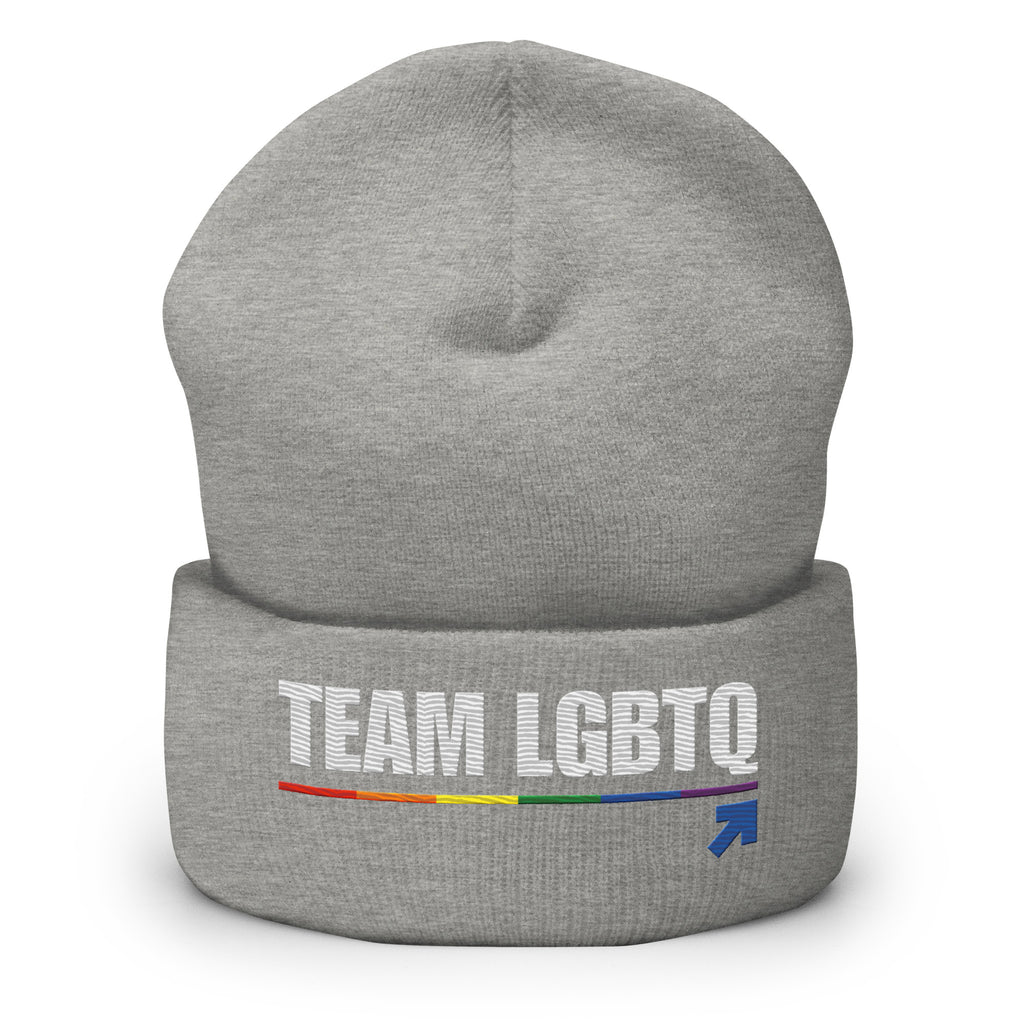 Team LGBTQ embroidered beanie