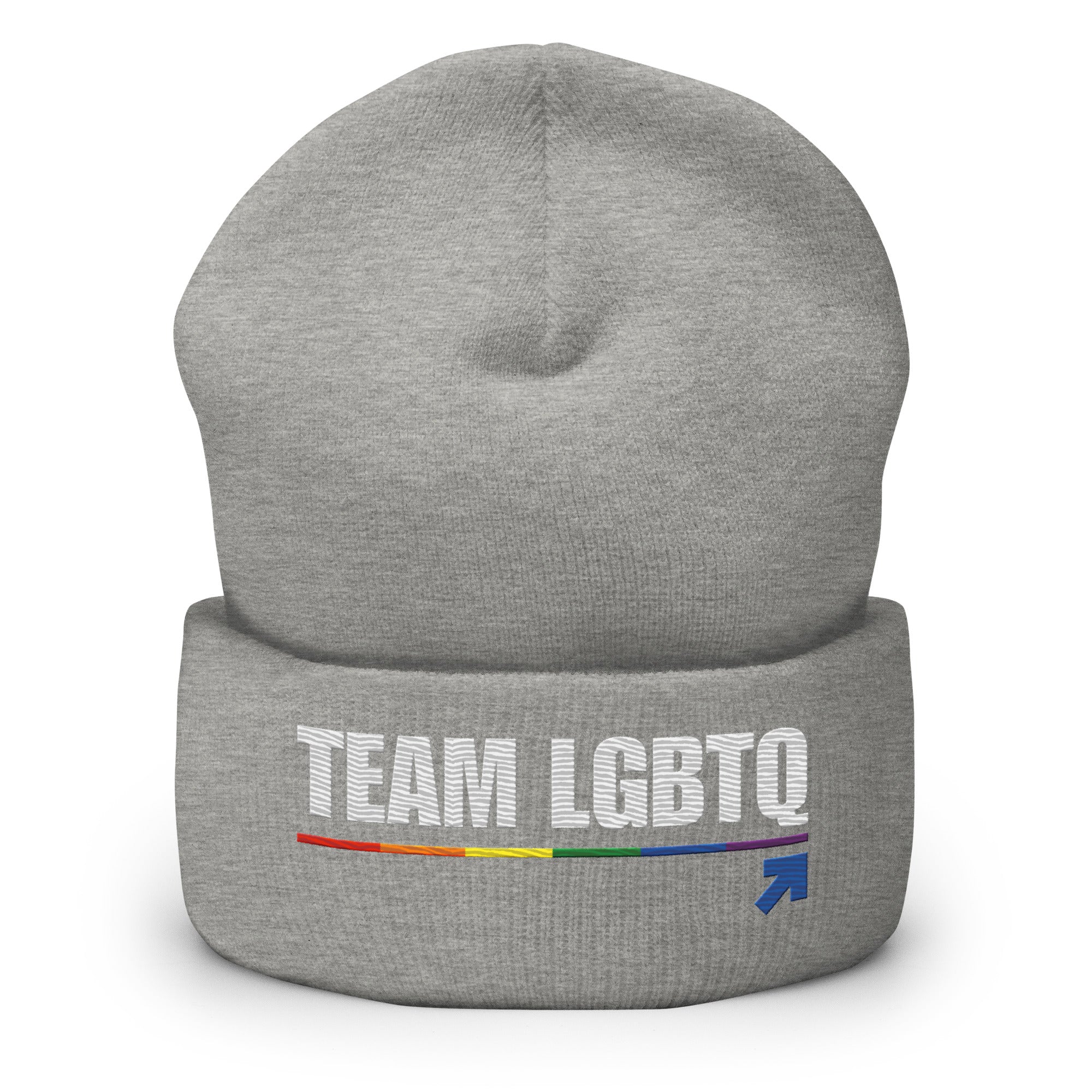Team LGBTQ embroidered beanie