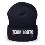 Team LGBTQ embroidered beanie