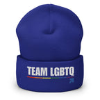 Team LGBTQ embroidered beanie