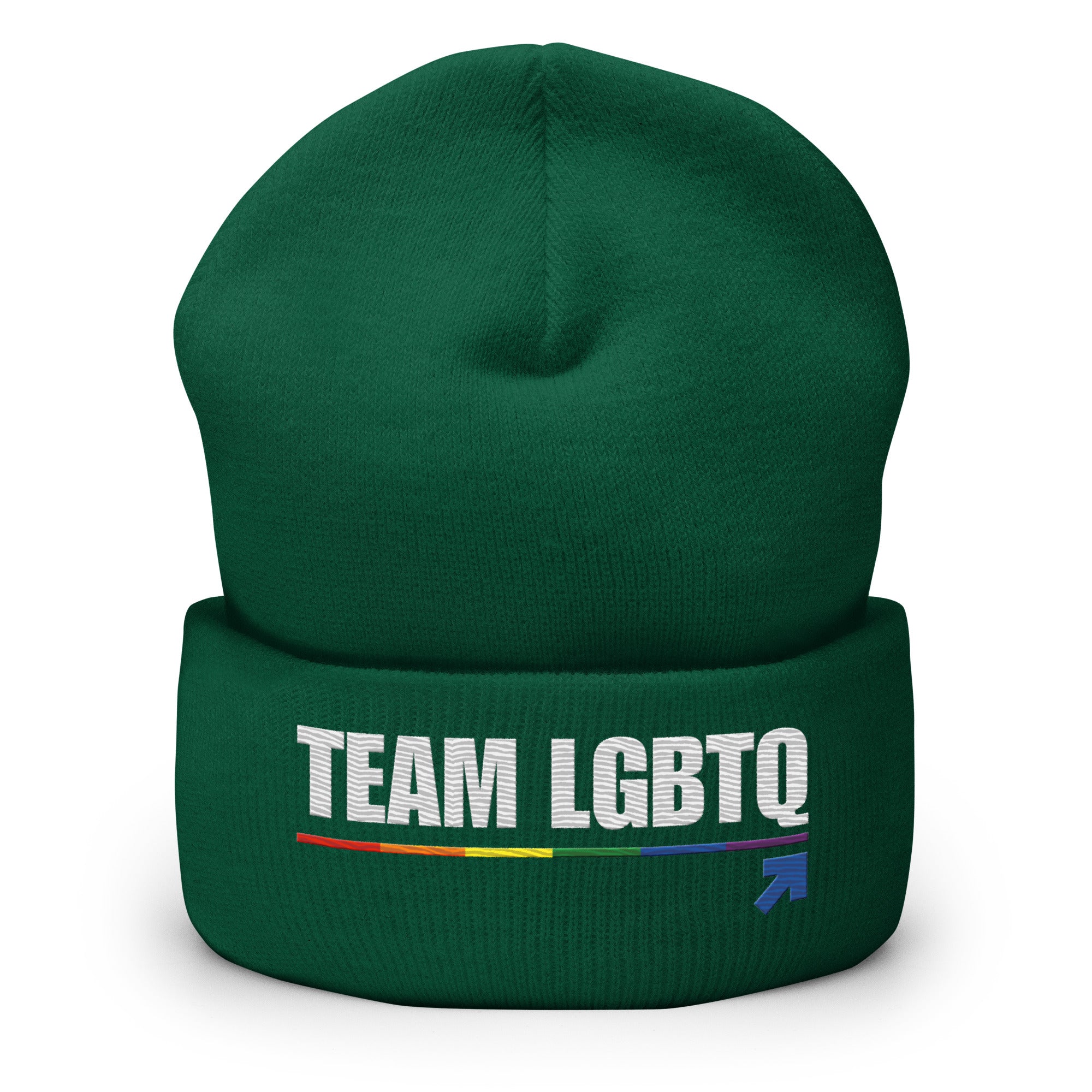 Team LGBTQ embroidered beanie