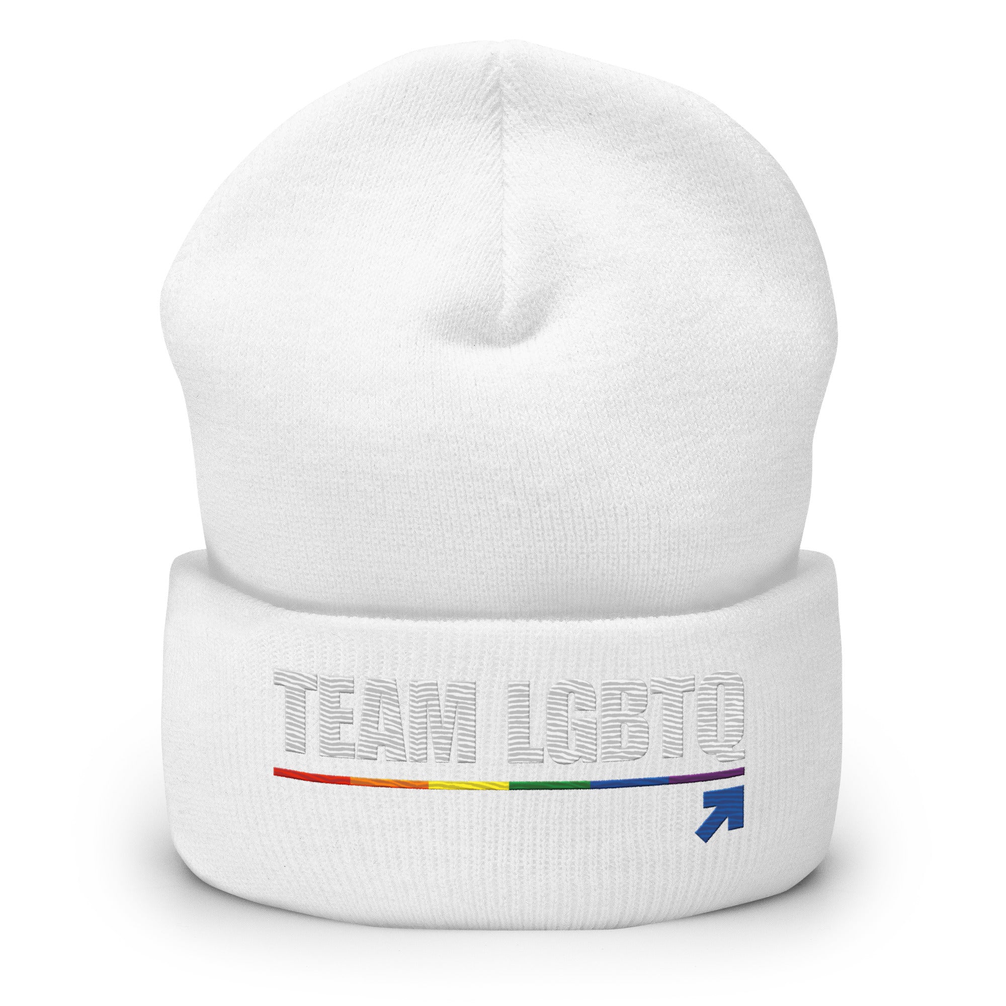 Team LGBTQ embroidered beanie
