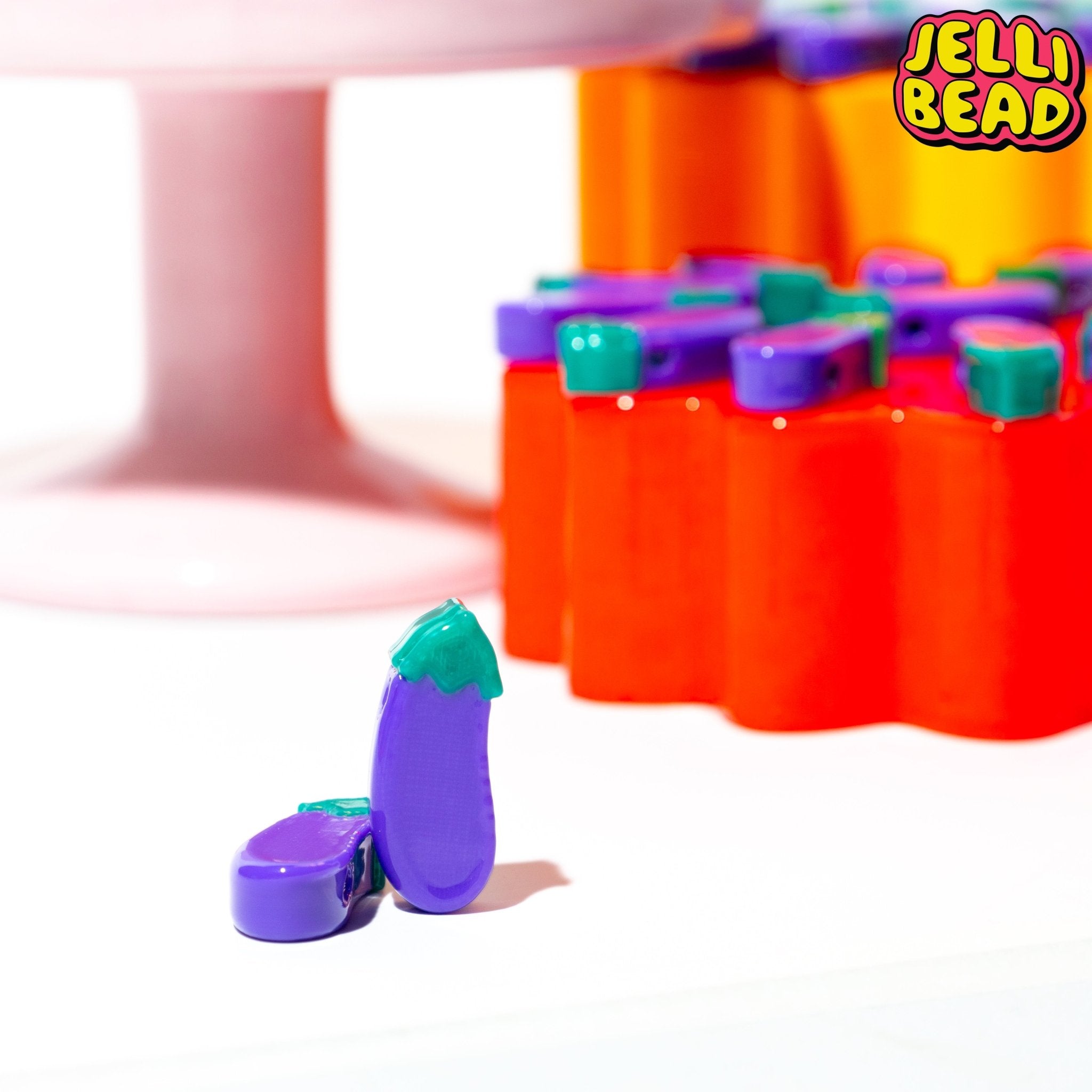 Eggplant Beads