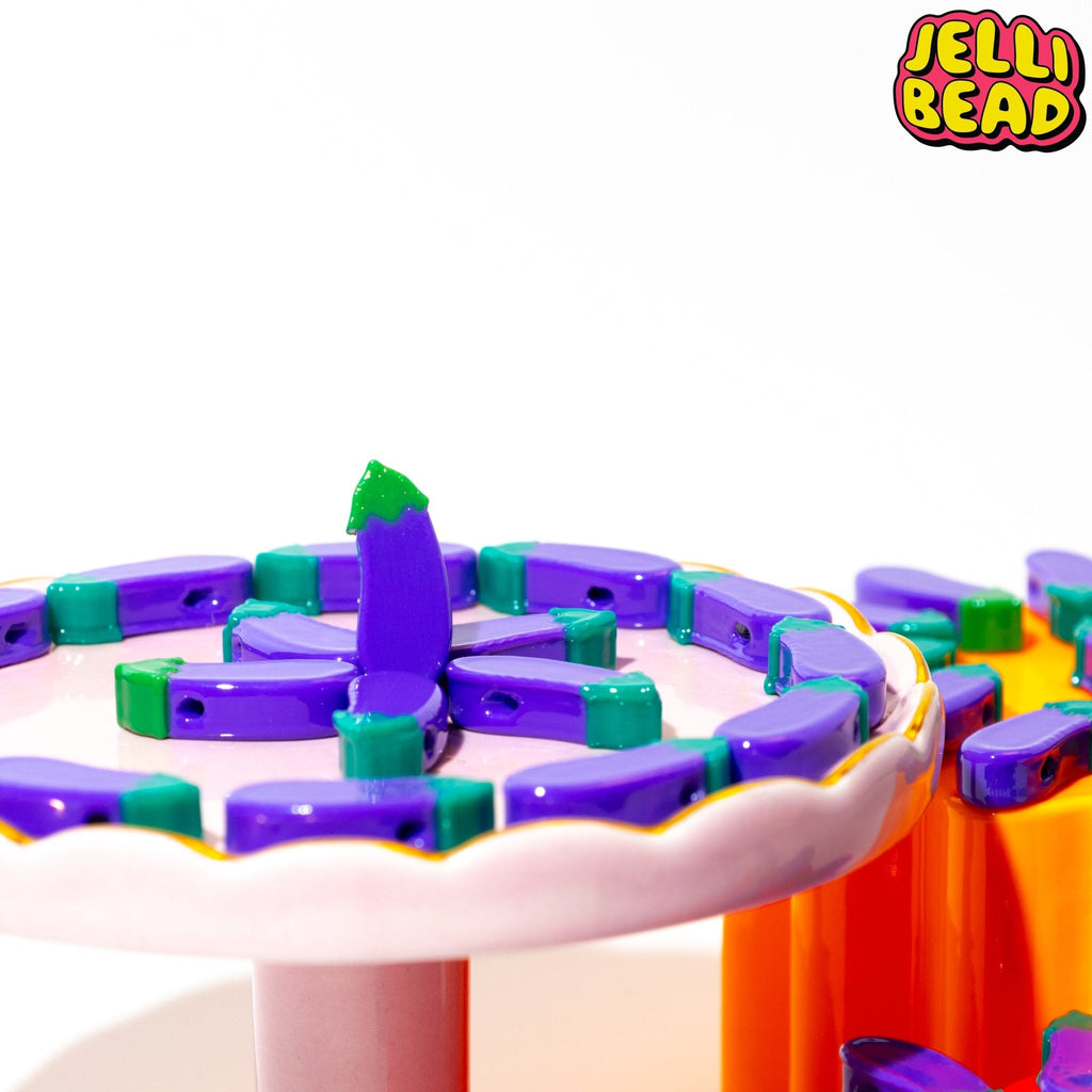 Eggplant Beads