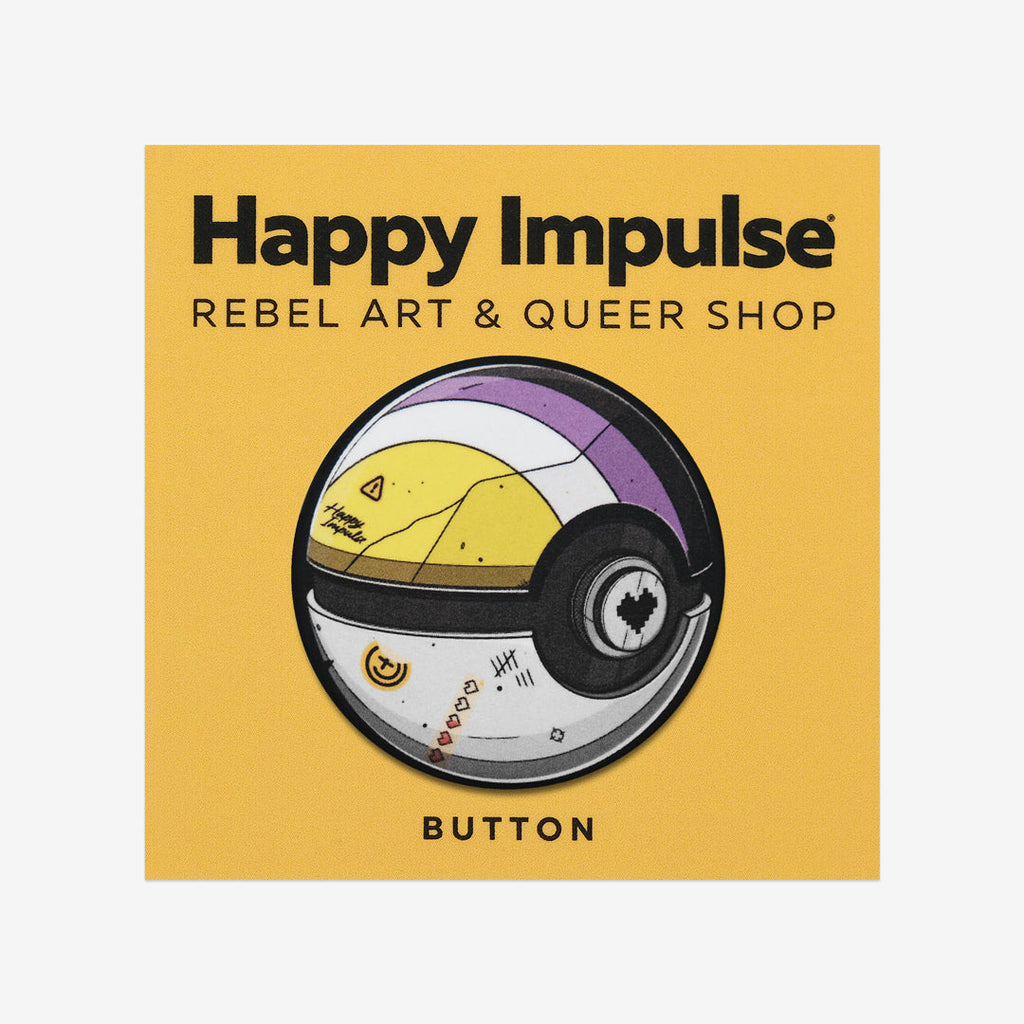 Nonbinary Pokeball Button