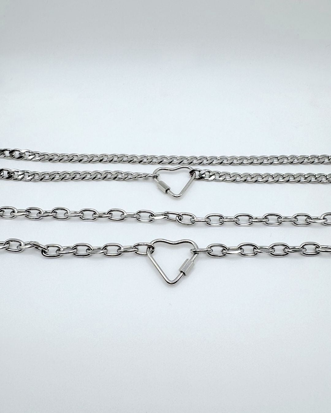 Heart Carabiner Necklace