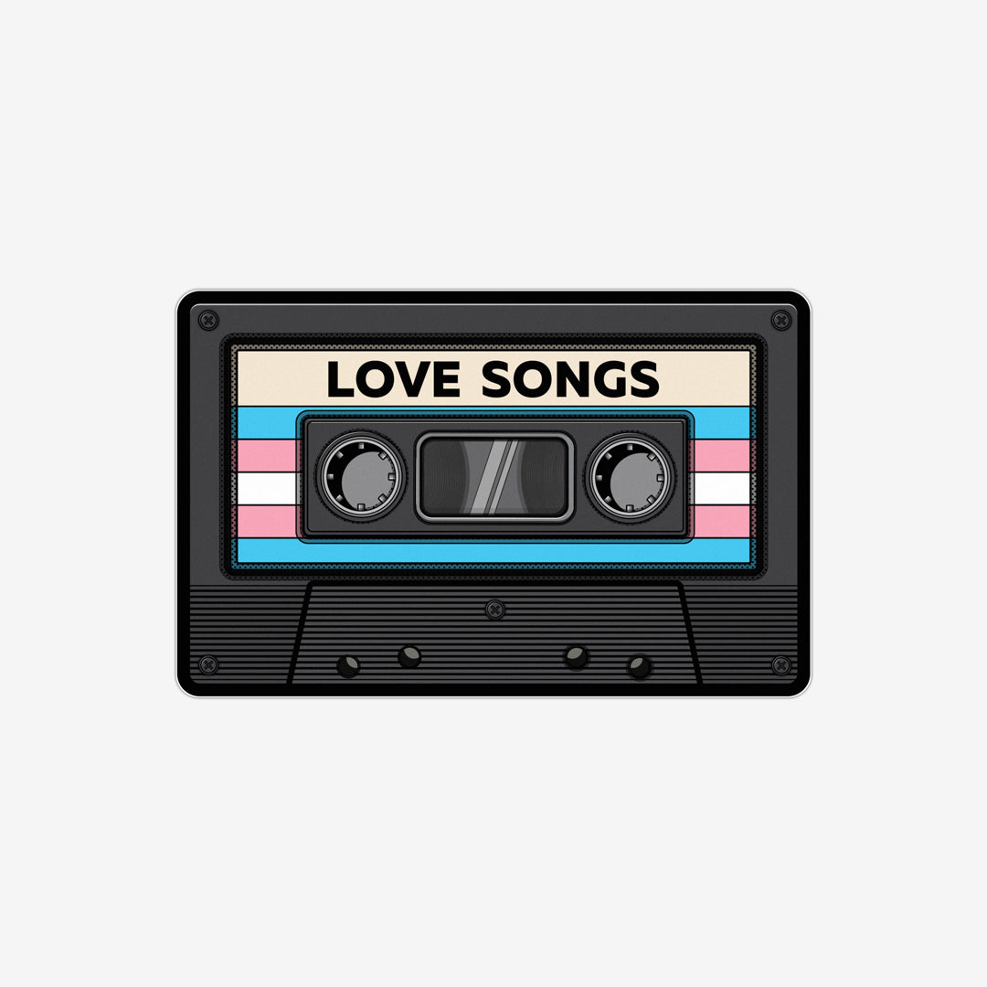Trans Love Songs Sticker