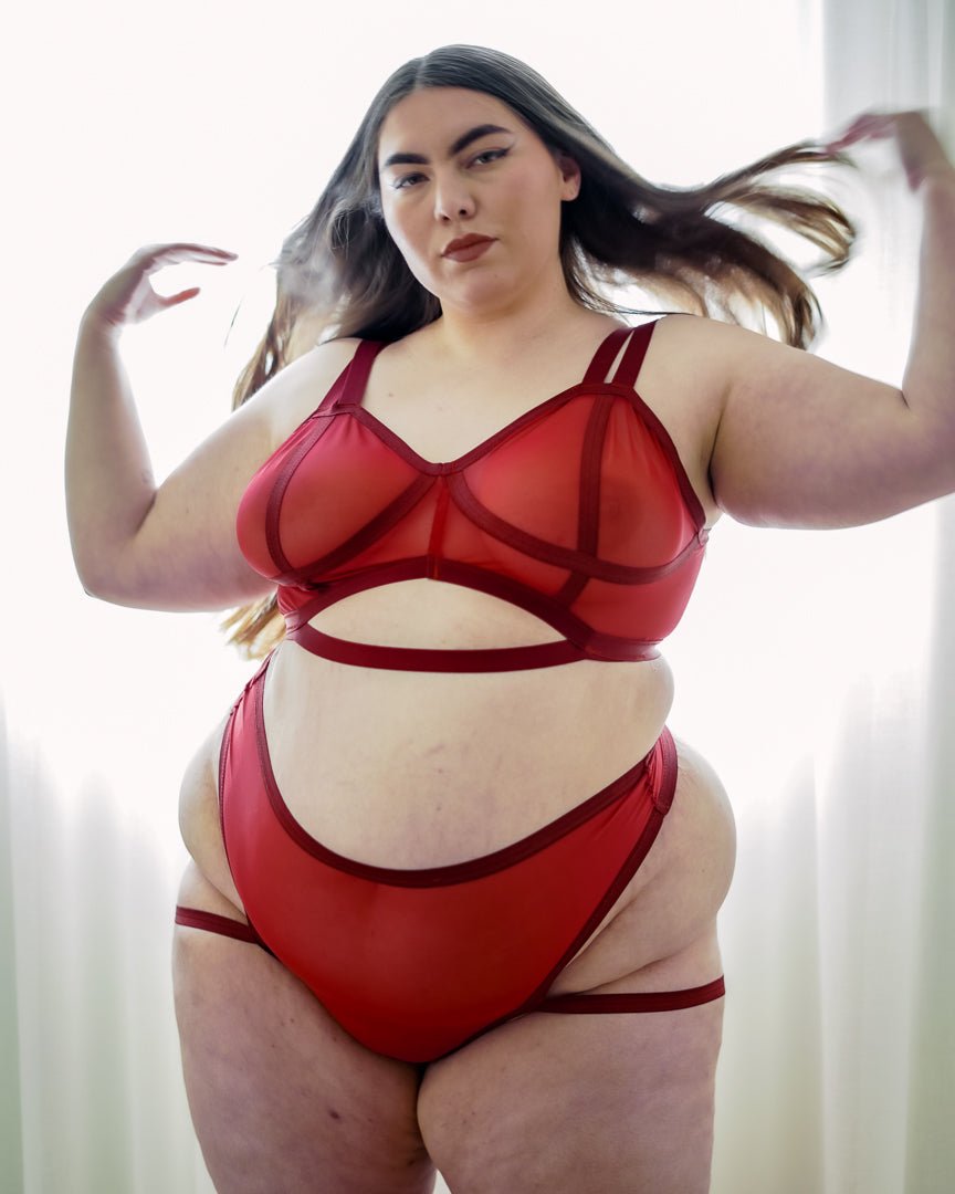 Mesh Vintage Soft Cup Bralette