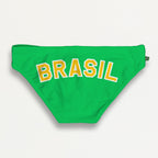 TEAM BRASIL FLAG SUNGA - Men's Designer Swimwear - Men's Brazilian Sunga