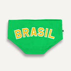TEAM BRASIL FLAG SUNGA - Men's Designer Swimwear - Men's Brazilian Sunga