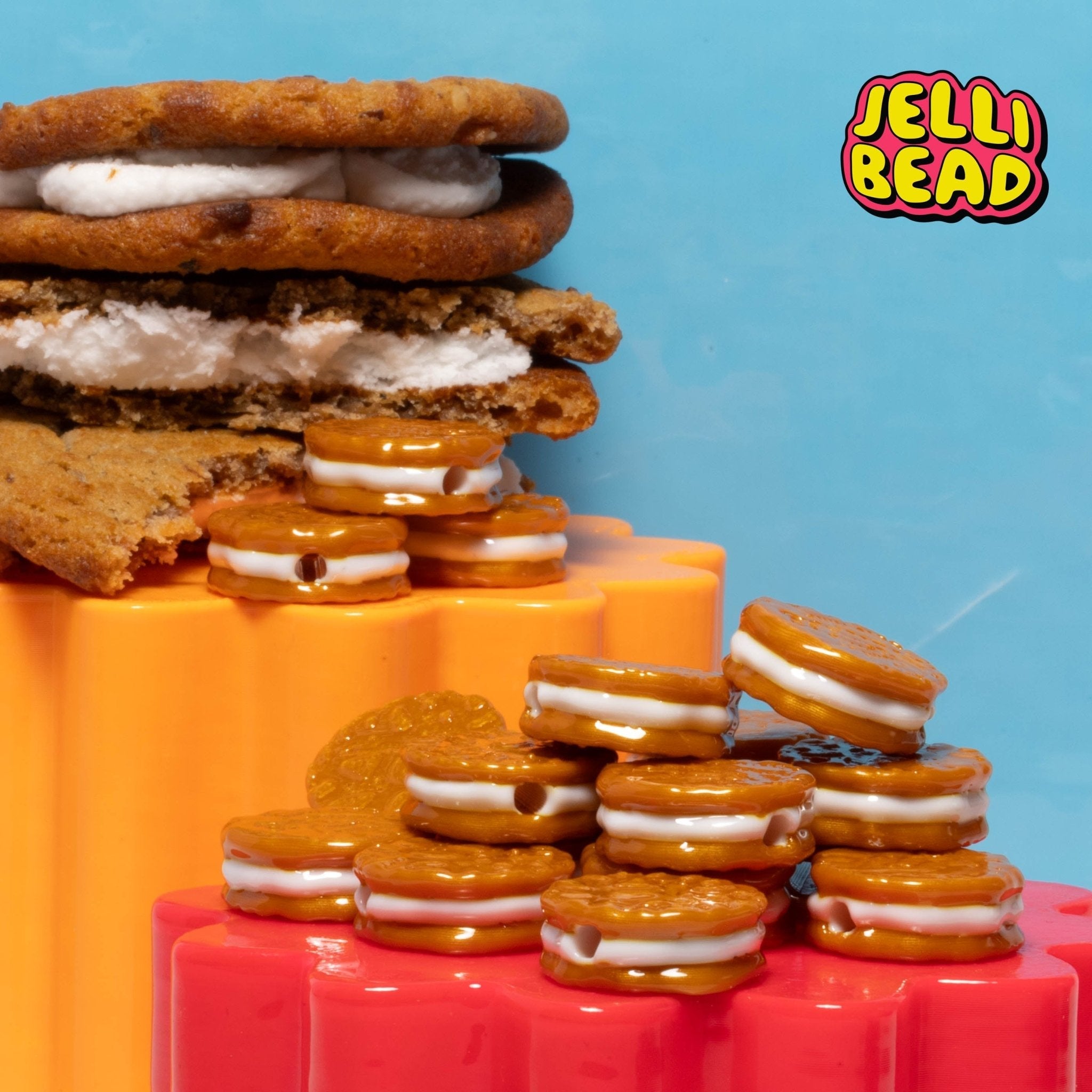 Oatmeal Cream Pie Beads