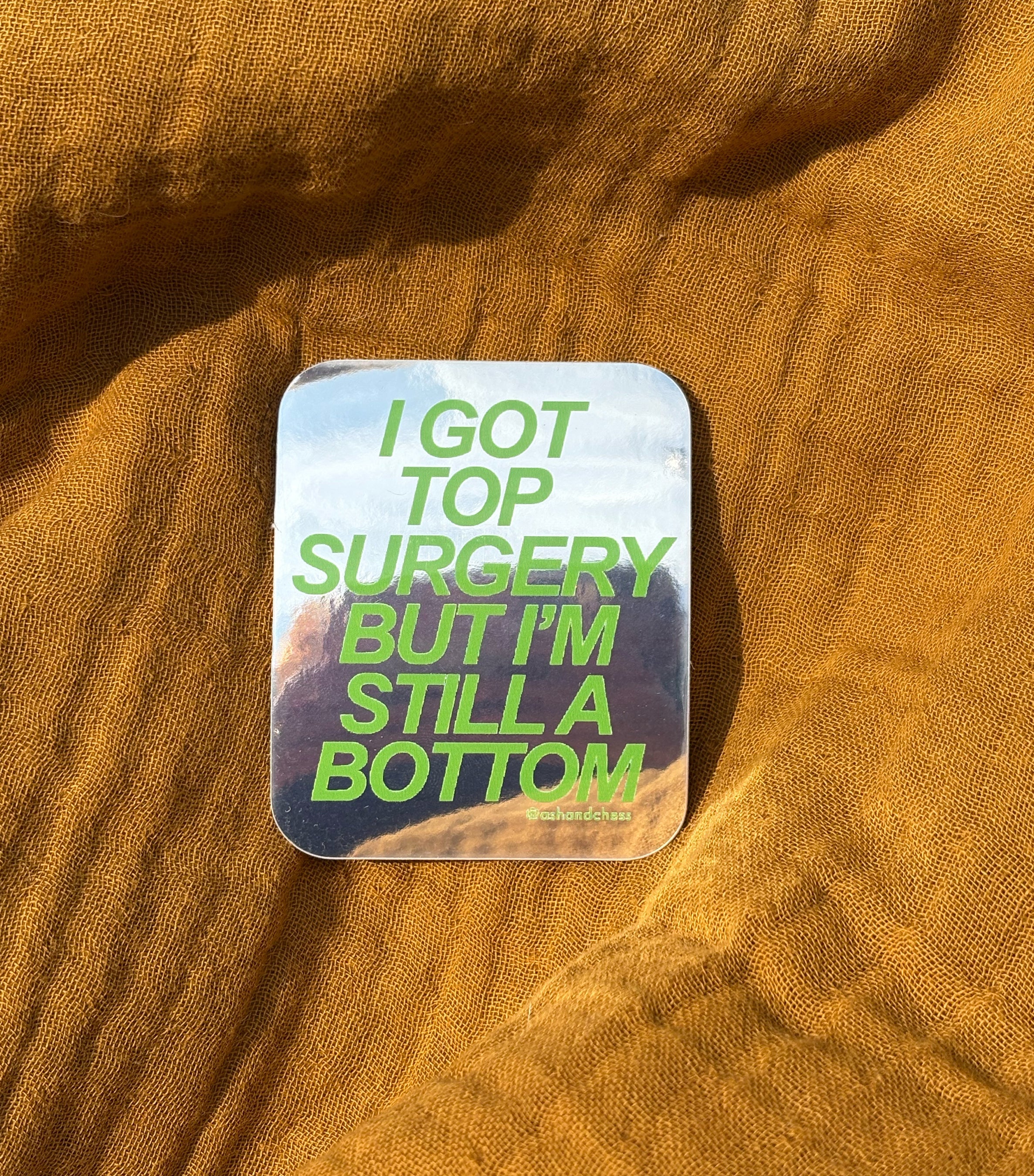 Top Surgery Bottom Sticker