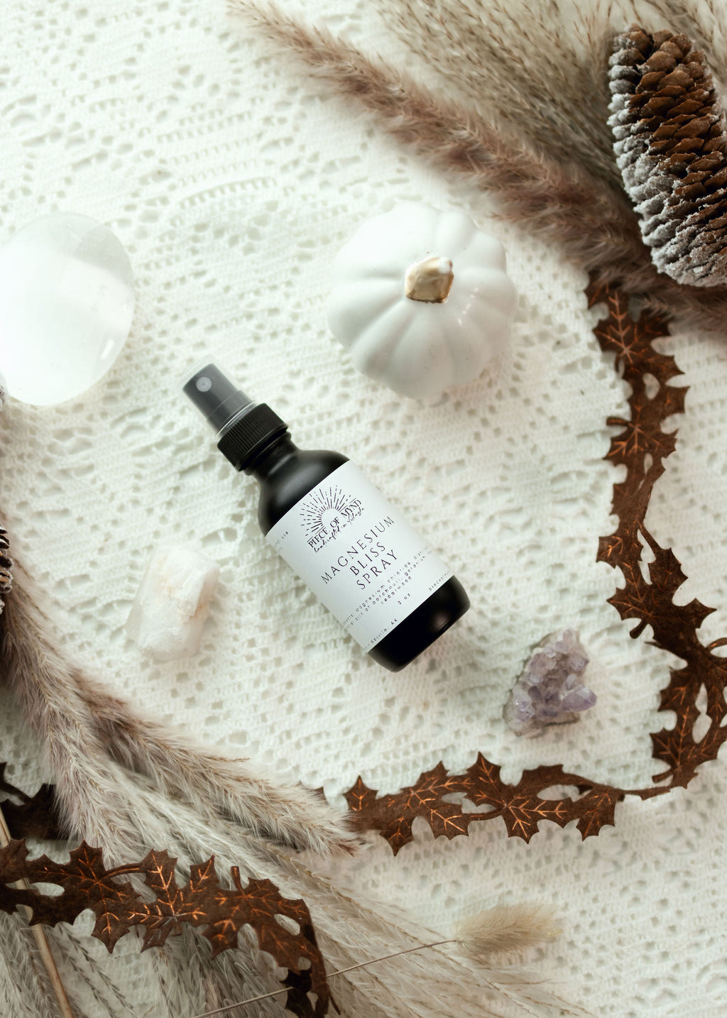 Sacred Bliss Magnesium Spray | Frankincense + Eucalyptus + Cedarwood | Topical Magnesium Spray