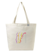 the gap - embroidered large tote bag | Gender Pay Gap Visualized