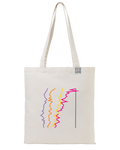 the gap - printed tote bag | Gender Pay Gap Visualized
