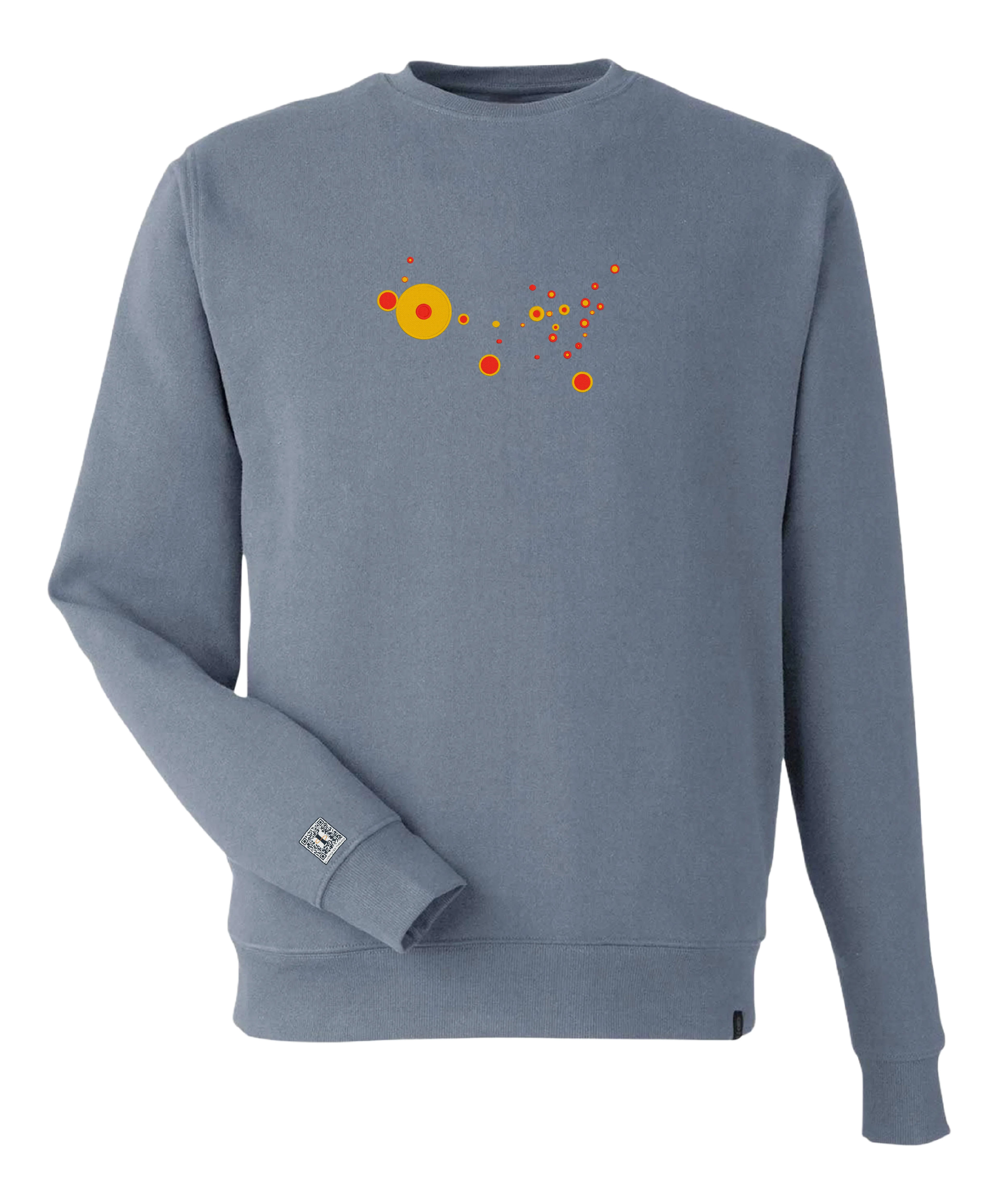 the map - embroidered sweatshirt | State Gun Violence Visualized