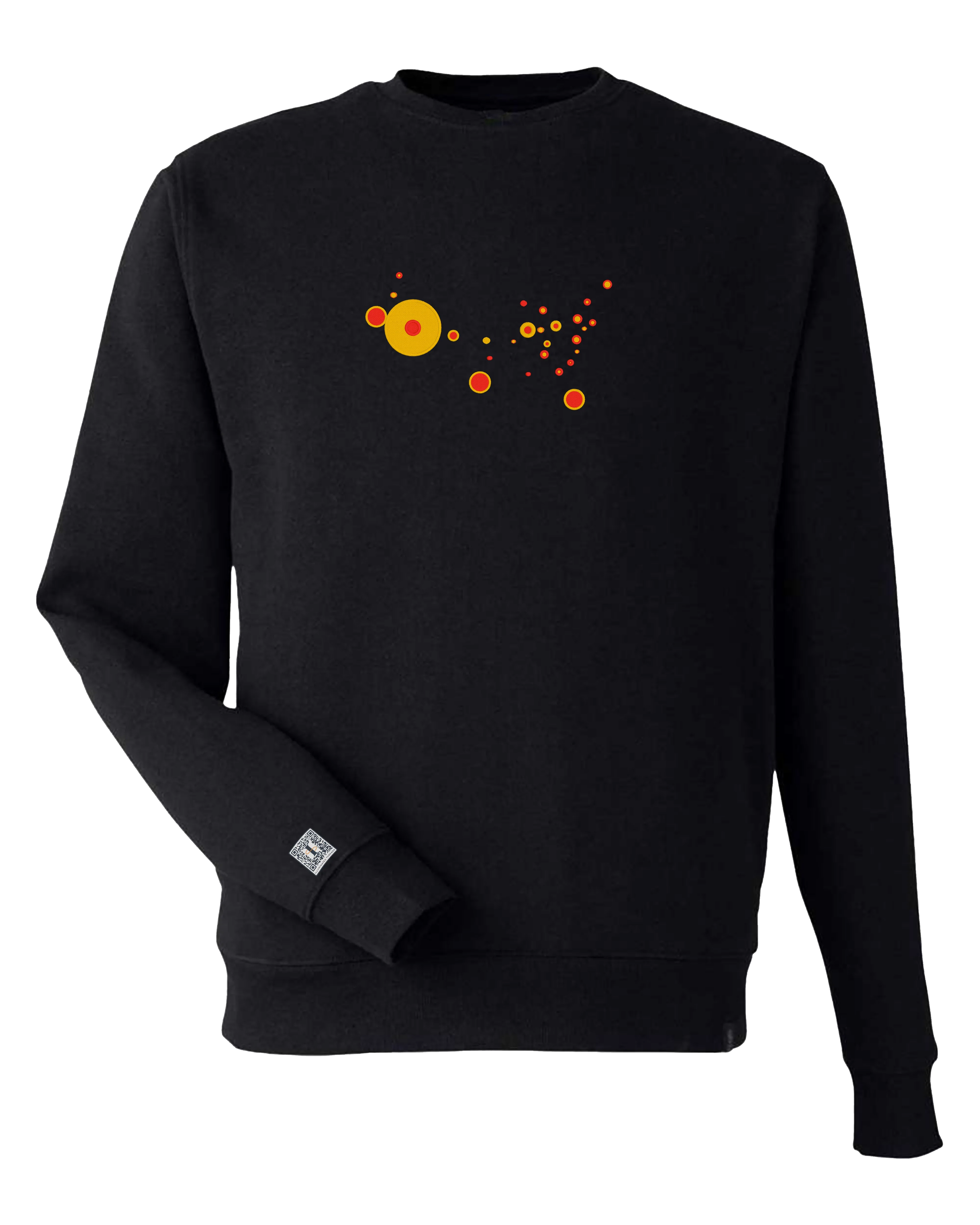 the map - embroidered sweatshirt | State Gun Violence Visualized