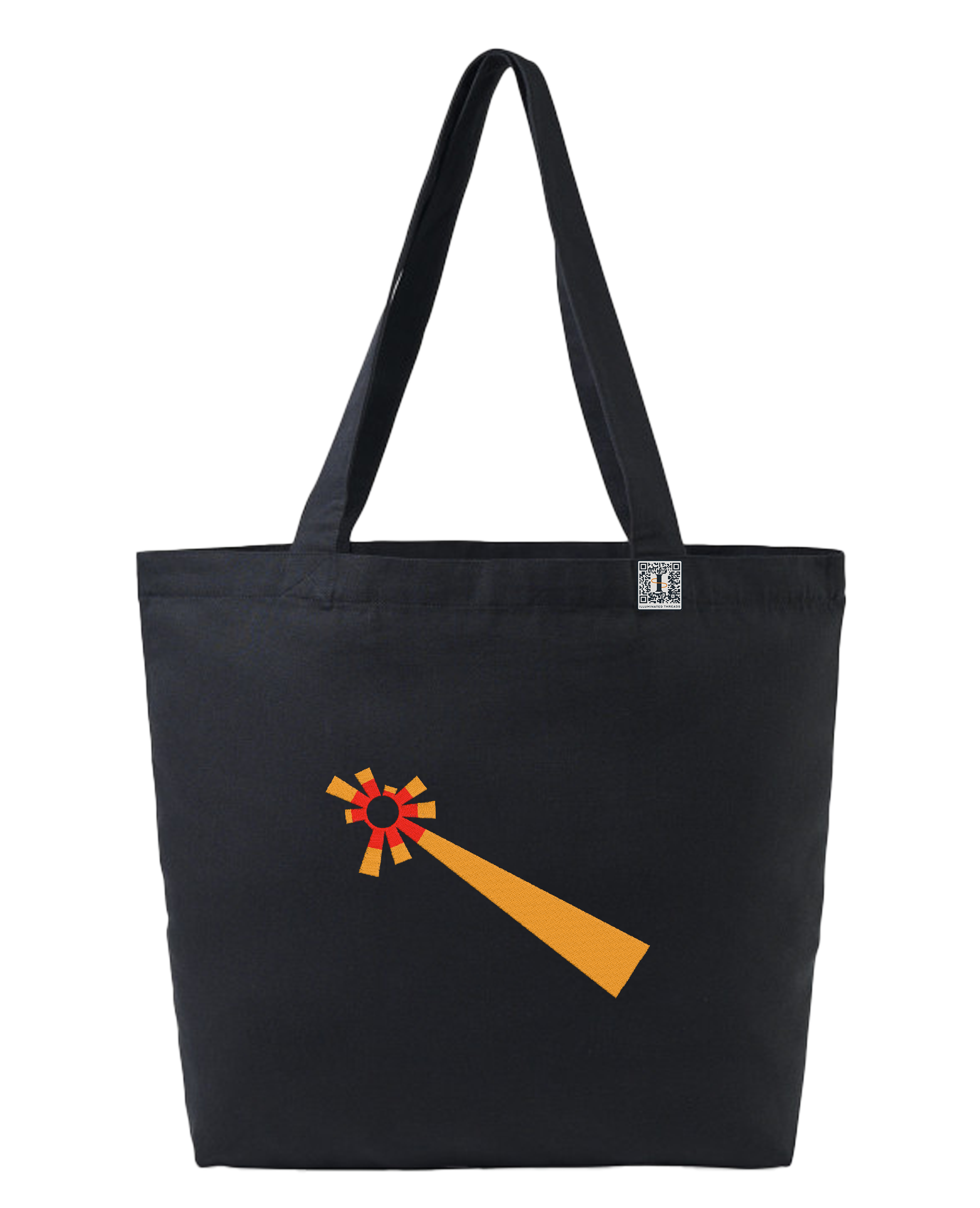 the reoccurrence - embroidered large tote bag | Gun Violence Visualized