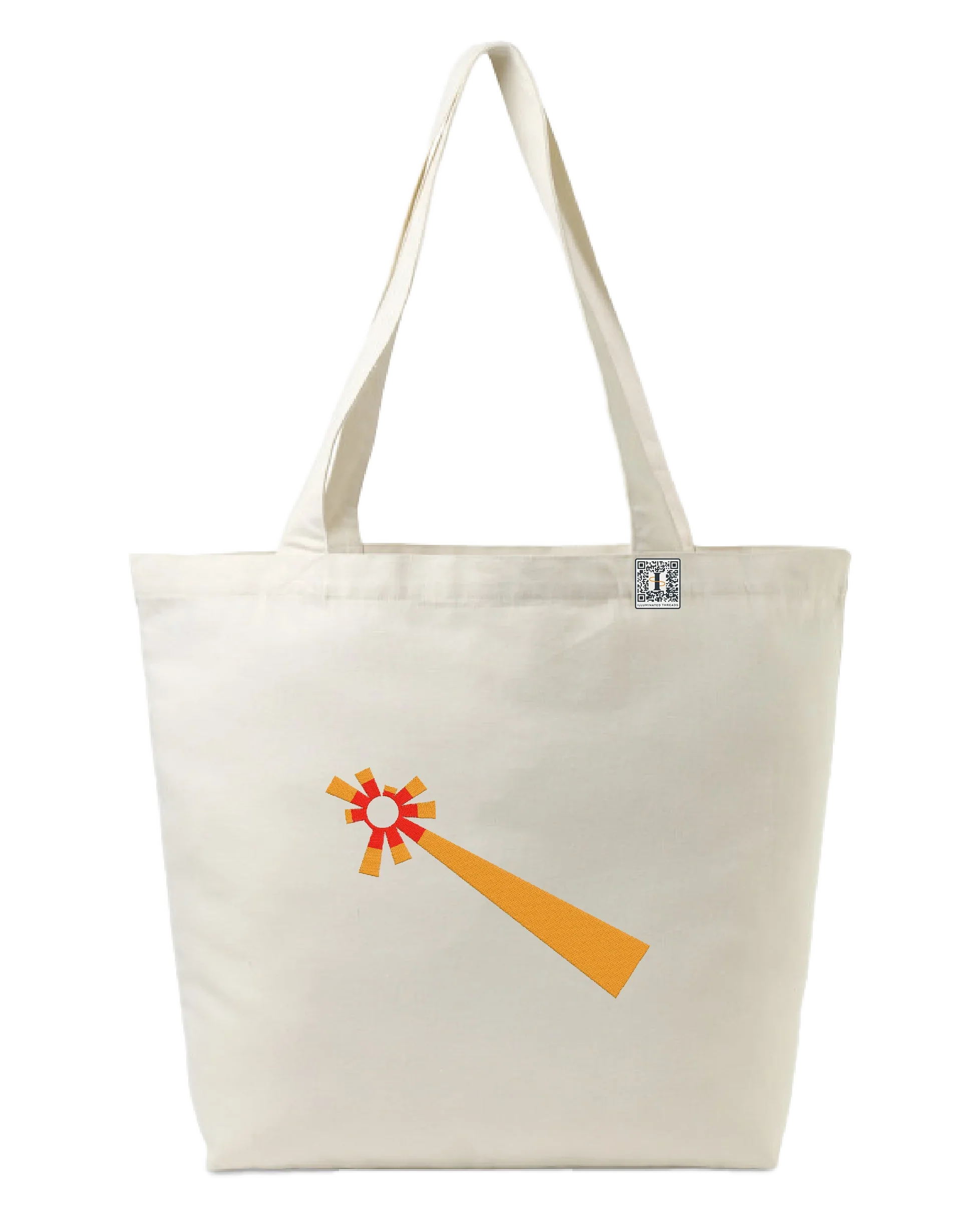 the reoccurrence - embroidered large tote bag | Gun Violence Visualized