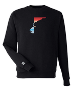 the rise - embroidered sweatshirt | Climate Change Visualized
