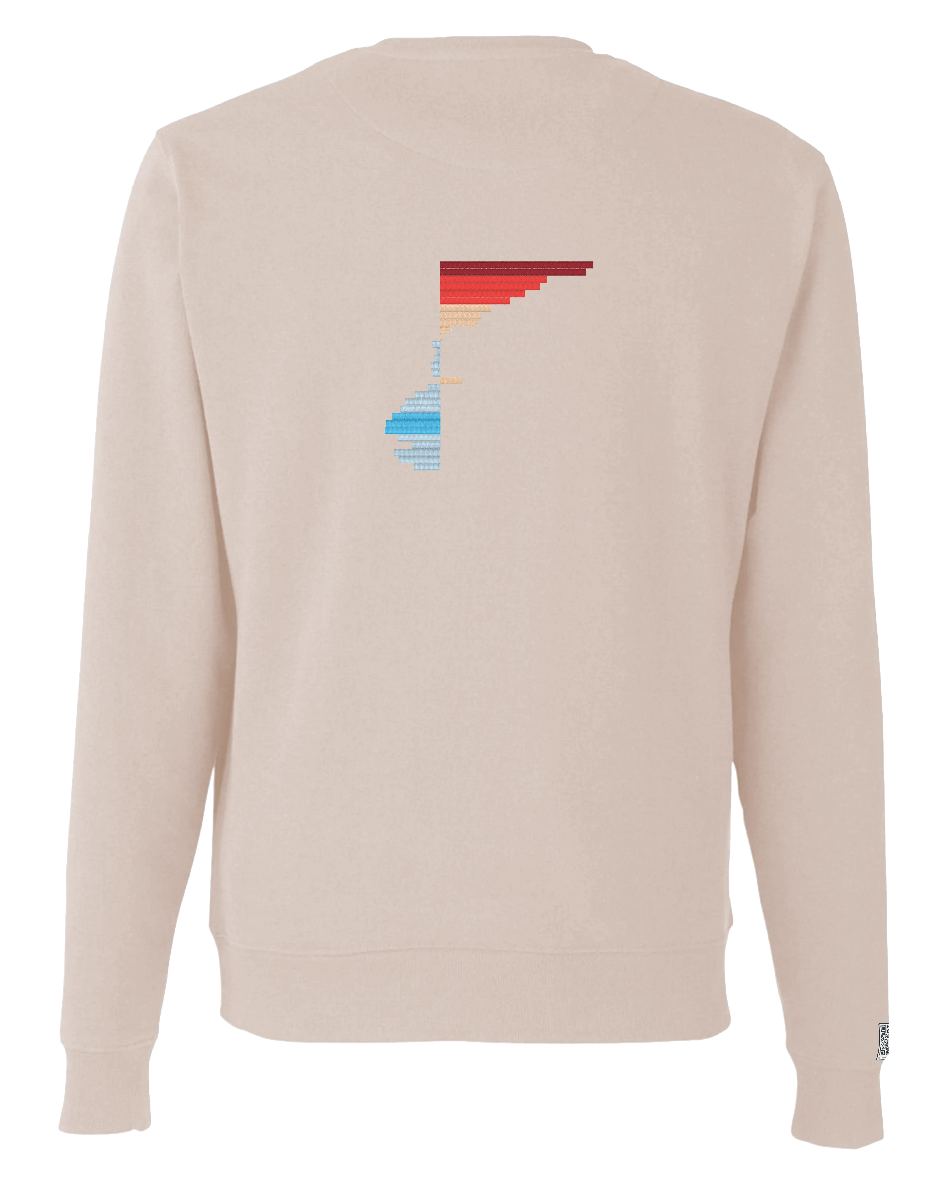 the rise - embroidered sweatshirt | Climate Change Visualized
