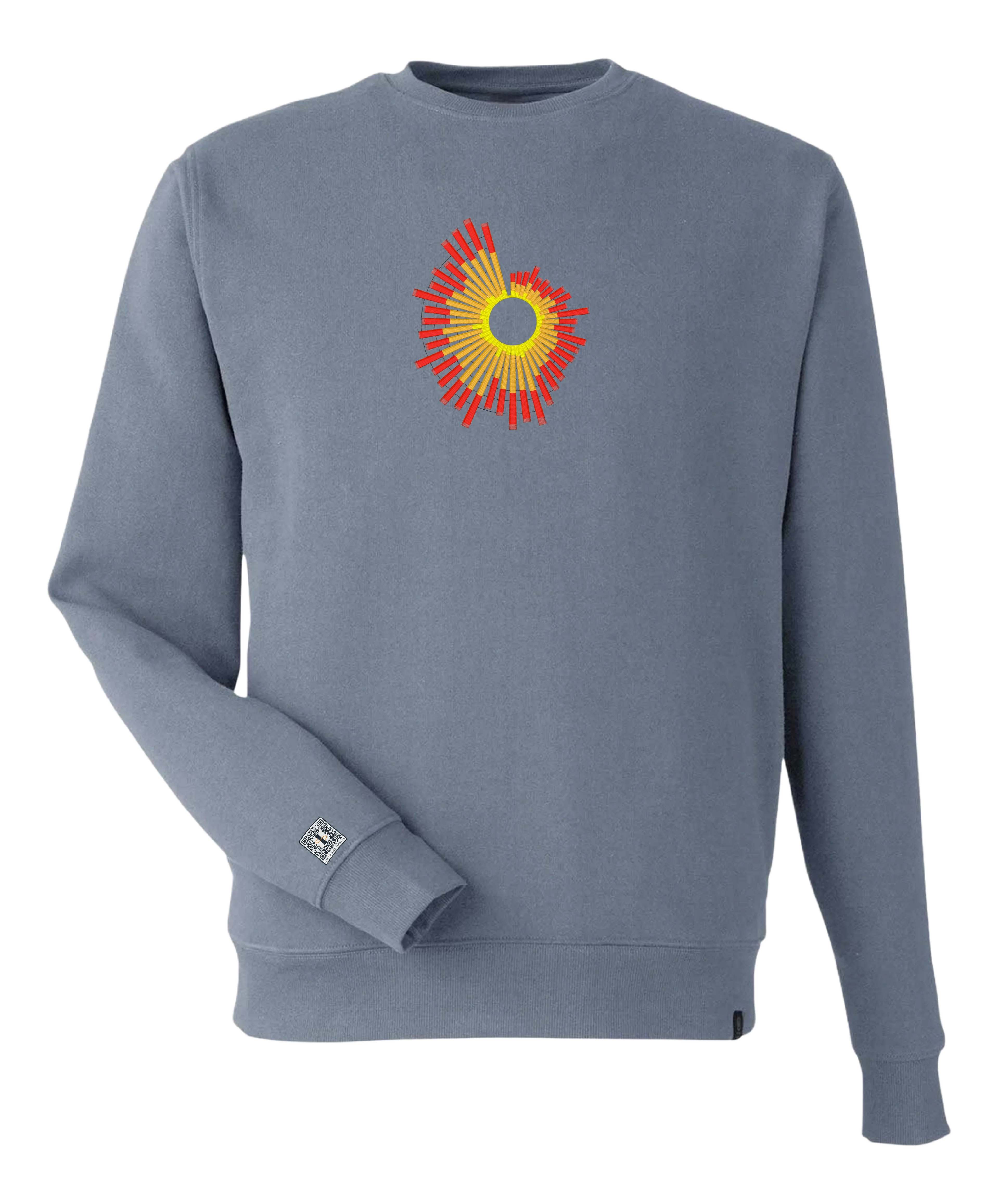 the surge - embroidered sweatshirt | Natural Disasters Visualized