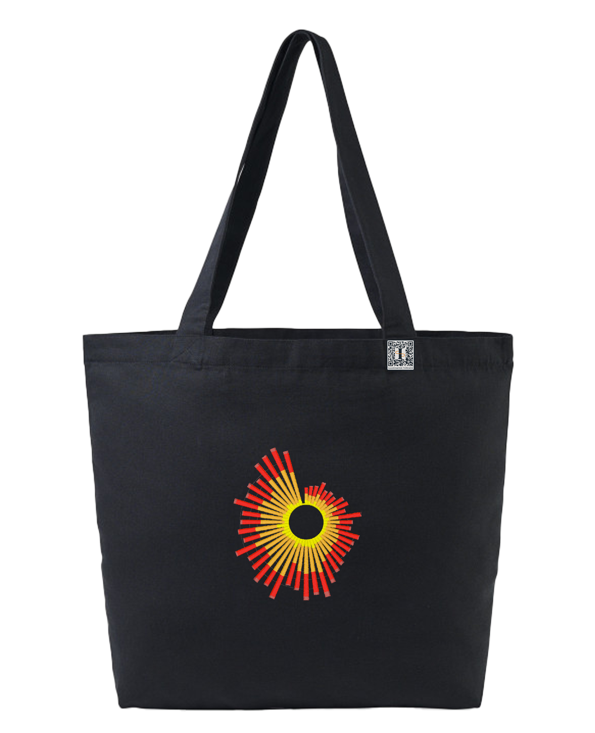 the surge - embroidered large tote bag | Natural Disasters Visualized