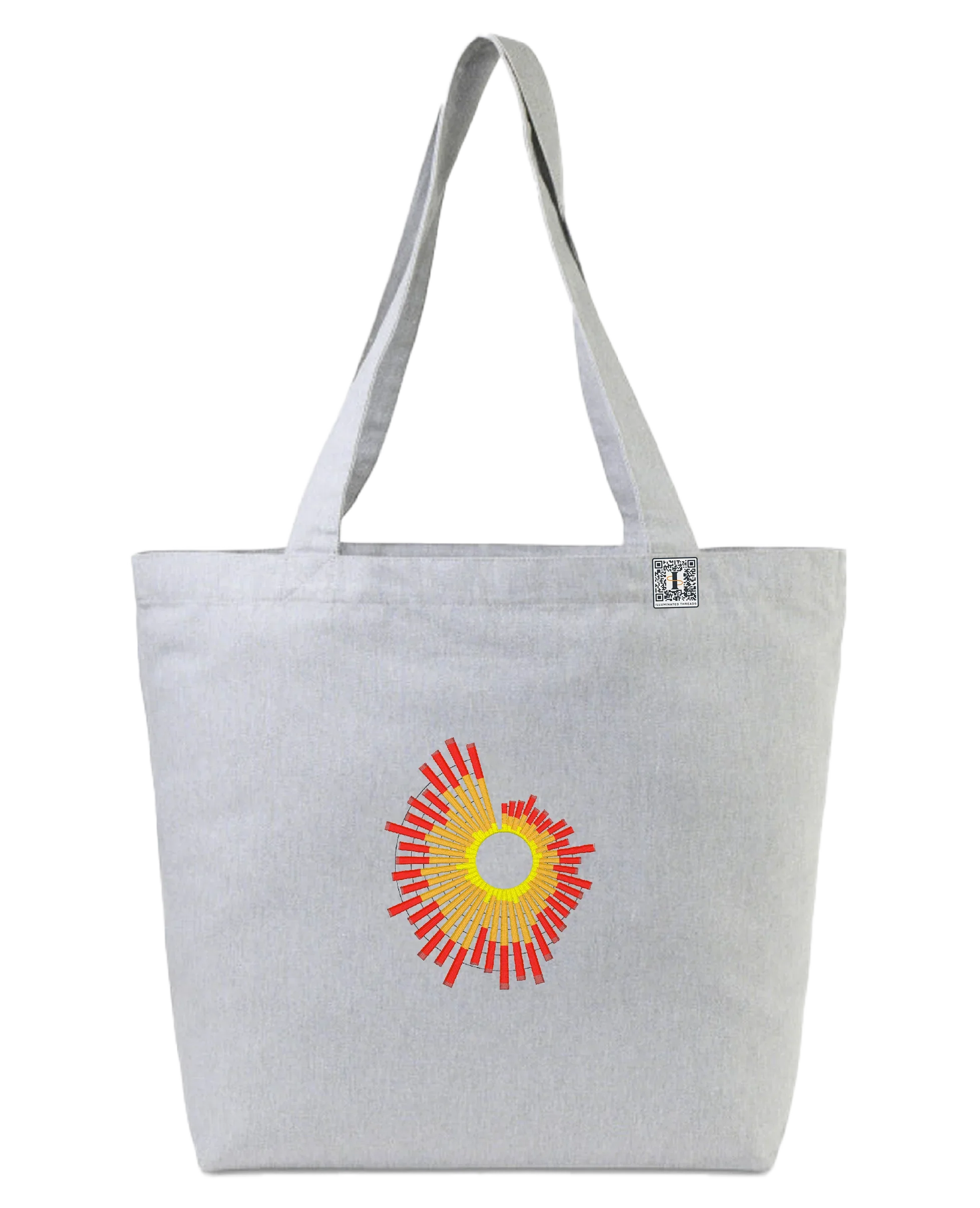 the surge - embroidered large tote bag | Natural Disasters Visualized