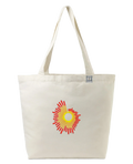 the surge - embroidered large tote bag | Natural Disasters Visualized