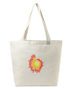 the surge - embroidered large tote bag | Natural Disasters Visualized