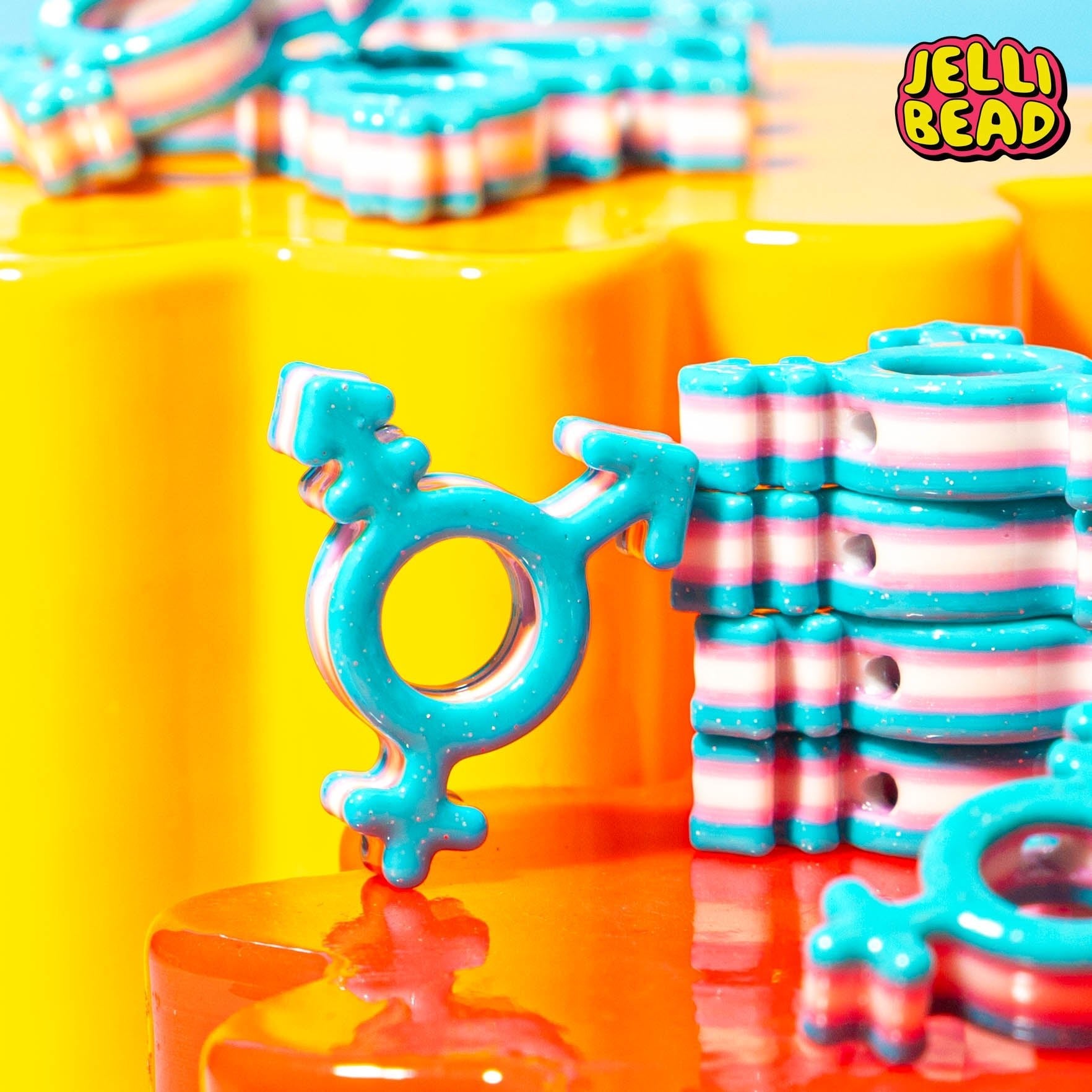 Trans Symbol Beads
